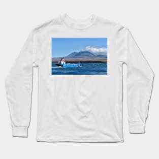 The ferry heading over to Jura, Scotland Long Sleeve T-Shirt